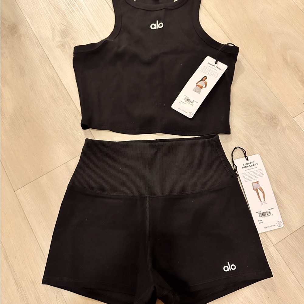 Alosoft Aura shorts with matching Aspire Tank